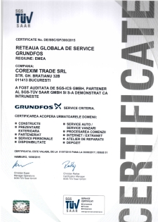 Certificat SGS